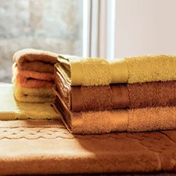 Serviette De Bain|Linnea Parure de bain 7 pièces ROYAL CRESENT Jaune Quartz 650g/m2