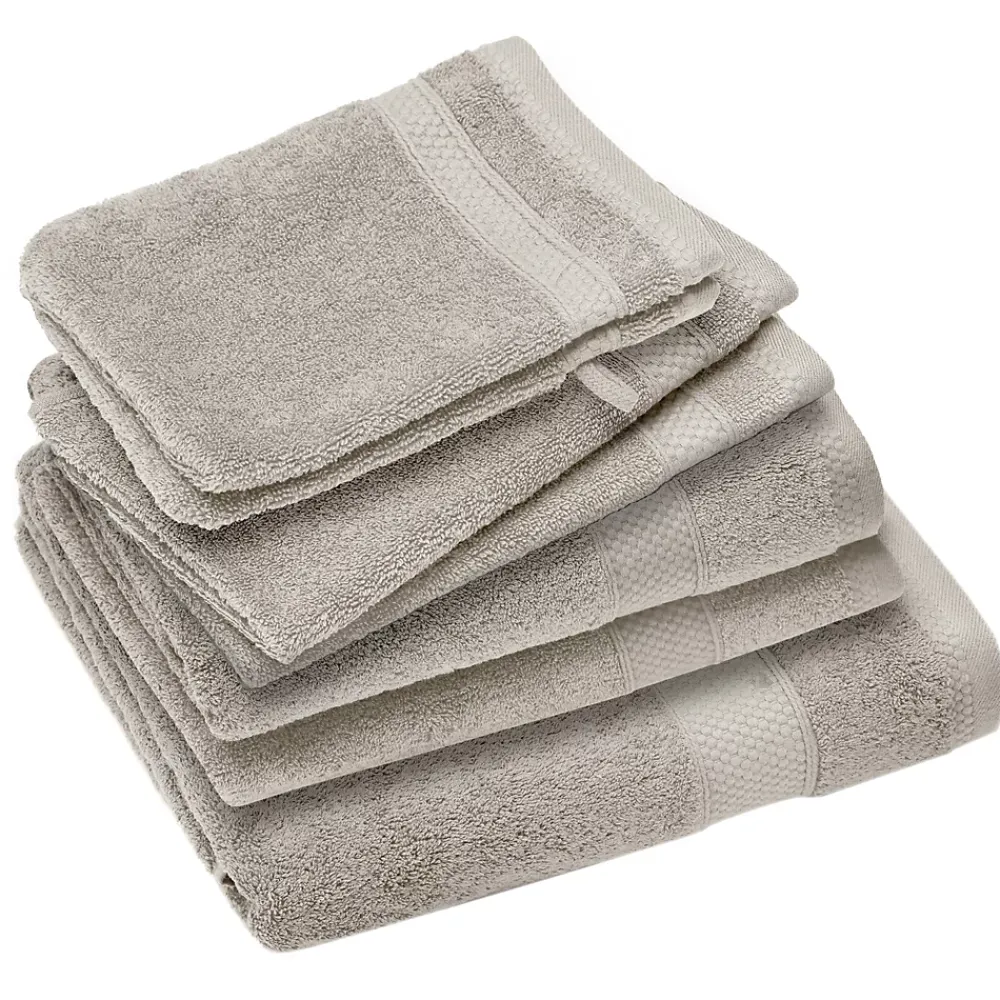 Linnea Parure de bain coton 550g/m2 NAÏA par lot de 7 beige Lin