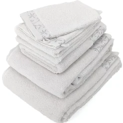 Linnea Parure de bain DRY VINE coton 7 pièces