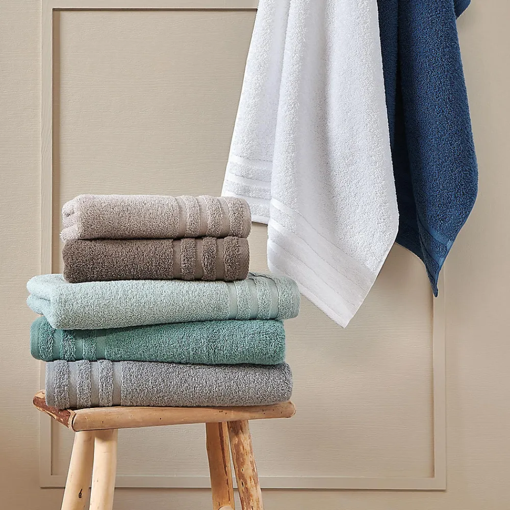 Serviette De Bain|Linnea Parure de bain EFFICIENCE PURE rouge Country 7 pièces