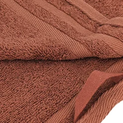 Serviette De Bain|Linnea Parure de bain EFFICIENCE PURE rouge Country 7 pièces