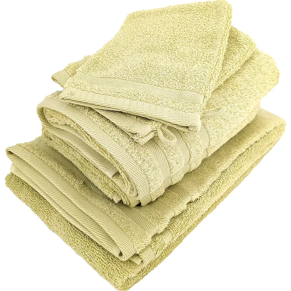 Linnea Parure de bain EFFICIENCE PURE vert Menta 5 pièces