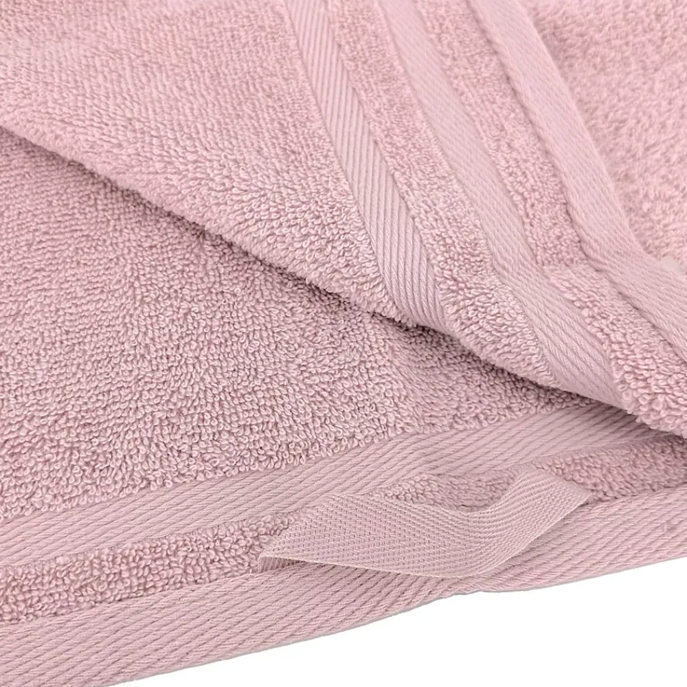 Serviette De Bain|Linnea Parure de bain EFFICIENCE PURE rose Flamingo 5 pièces