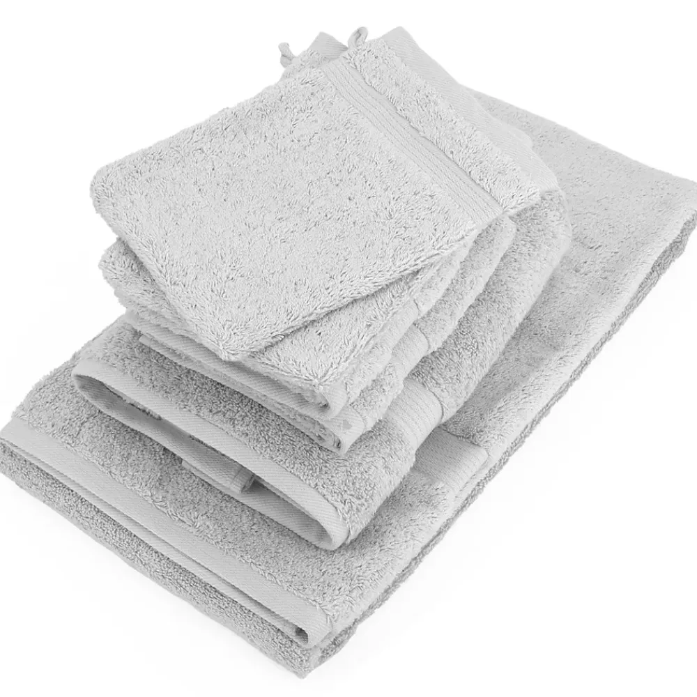 Linnea Parure de bain LUXOR 6 pièces argent