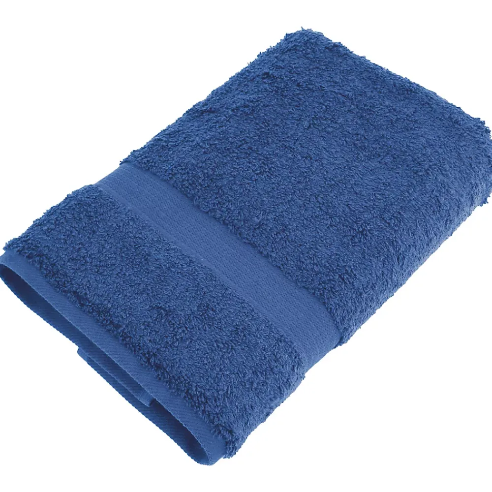 Serviette De Bain|Linnea Parure de bain LUXOR 5 pièces bleu