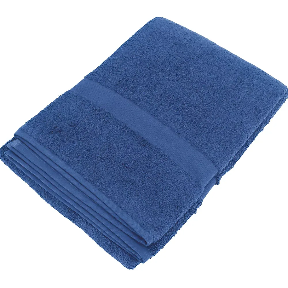 Serviette De Bain|Linnea Parure de bain LUXOR 5 pièces bleu