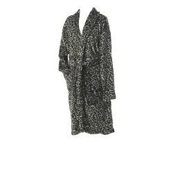 Serviette De Toilette|Eden Peignoir Col Chale Collection Leopard