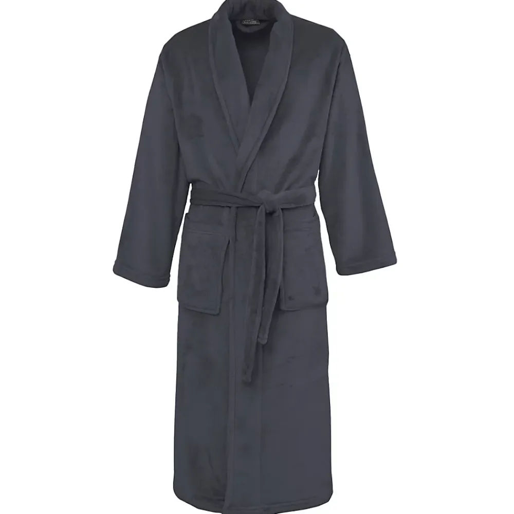 Sensei Maison Peignoir polaire mixte chaud & doux Silver Grey S KOMO
