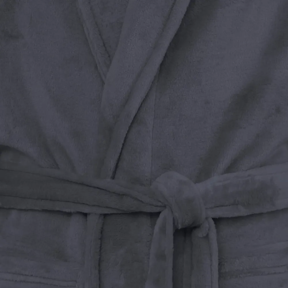 Sensei Maison Peignoir polaire mixte chaud & doux Silver Grey S KOMO
