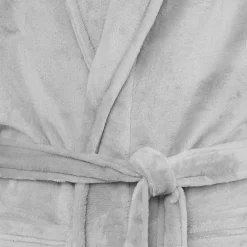 Sensei Maison Peignoir polaire mixte chaud & doux Gris Cendré XL KOMO