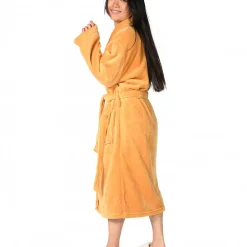 Peignoir De Bain|Sensei Maison Peignoir polaire mixte chaud & doux Caramel M KOMO