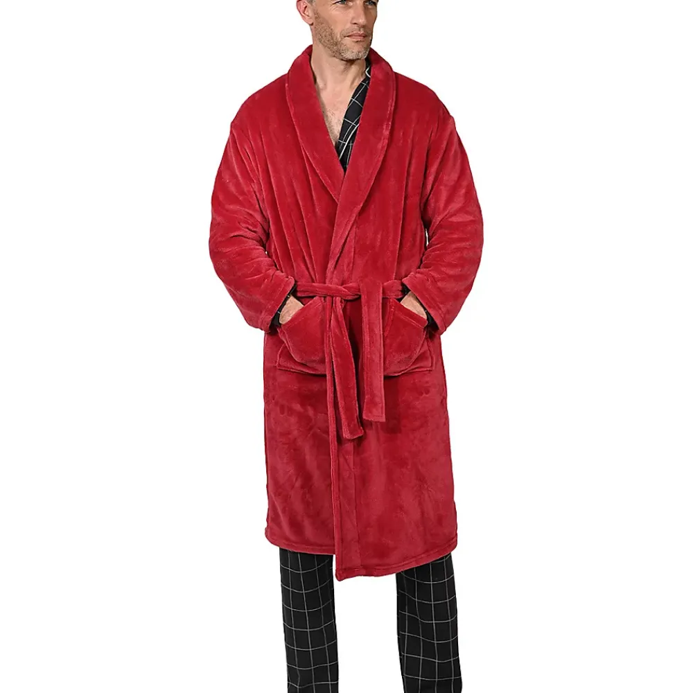 Sensei Maison Peignoir polaire mixte chaud & doux Cardinal L KOMO