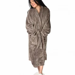 Peignoir De Bain|Sensei Maison Peignoir polaire mixte chaud & doux Noisette L KOMO