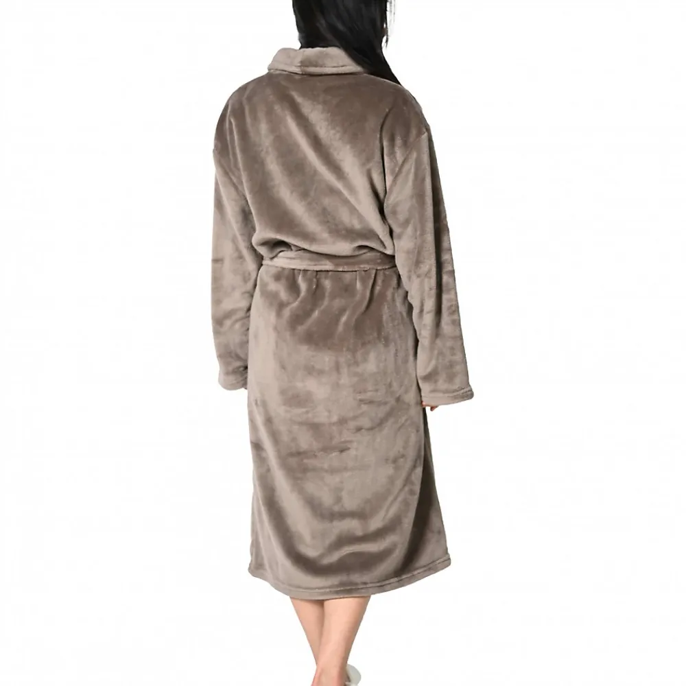 Peignoir De Bain|Sensei Maison Peignoir polaire mixte chaud & doux Noisette L KOMO