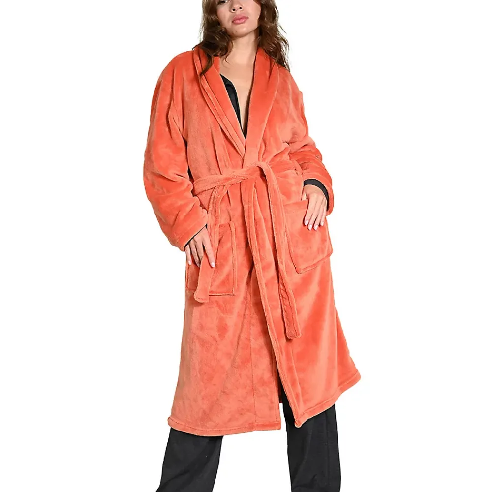 Peignoir De Bain|Sensei Maison Peignoir polaire mixte chaud & doux Corail S KOMO