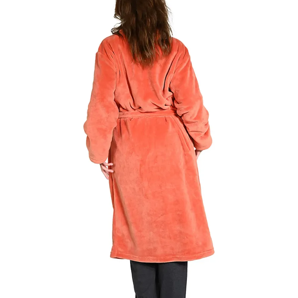 Peignoir De Bain|Sensei Maison Peignoir polaire mixte chaud & doux Corail S KOMO