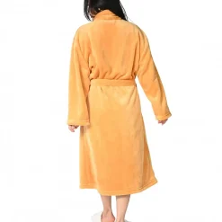 Peignoir De Bain|Sensei Maison Peignoir polaire mixte chaud & doux Caramel S KOMO