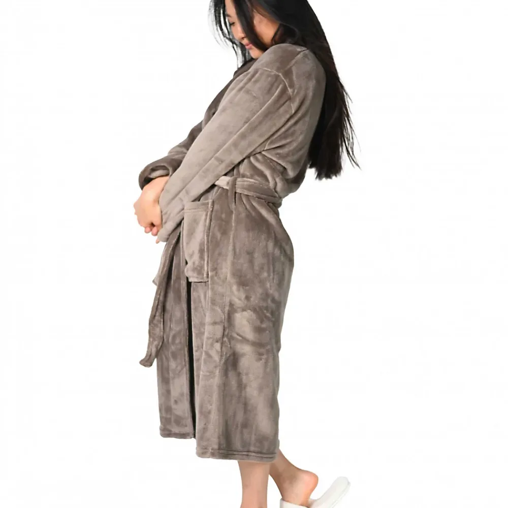 Sensei Maison Peignoir polaire mixte chaud & doux Noisette S KOMO