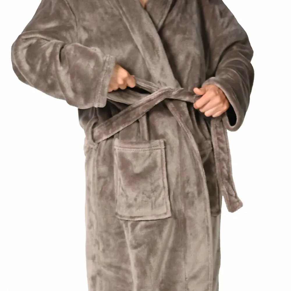 Sensei Maison Peignoir polaire mixte chaud & doux Noisette S KOMO