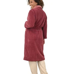 Sensei Maison Peignoir polaire mixte côtelé ultra chaud Terre Brulée 5 - XXL NOTTING HILL