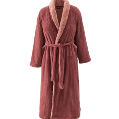 Sensei Maison Peignoir polaire mixte côtelé ultra chaud Terre Brulée XL NOTTING HILL