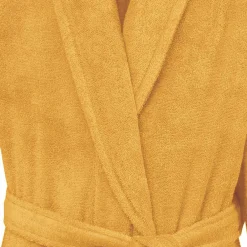 Peignoir De Bain|Sensei Maison Peignoir éponge homme-femme col châle 400 g/m² Caramel L STUDIO