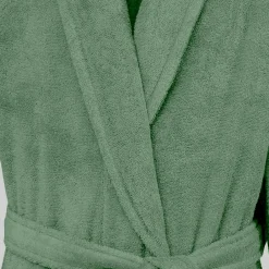 Sensei Maison Peignoir éponge homme-femme col châle 400 g/m² Lichen XL STUDIO