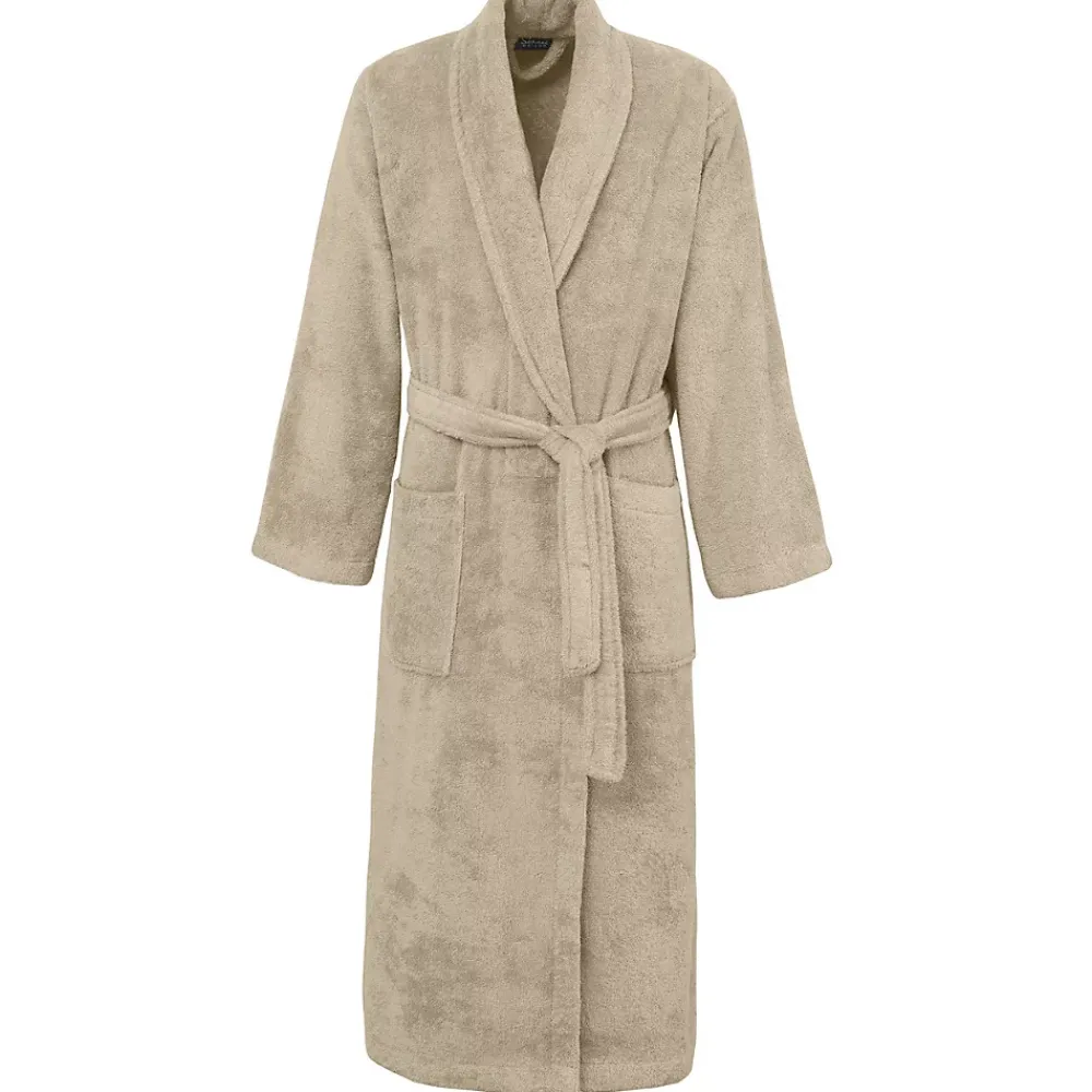 Sensei Maison Peignoir éponge homme-femme col châle 400 g/m² Sable S STUDIO