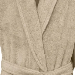Sensei Maison Peignoir éponge homme-femme col châle 400 g/m² Sable S STUDIO