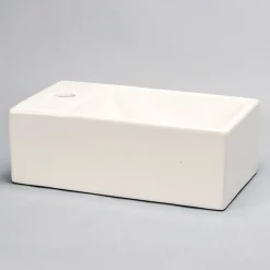 Lavabo|Rue Du Bain Petit lave main Gain de Place Gauche - Céramique - 30x20 cm - Essento