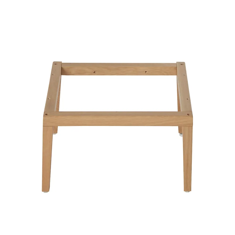 Colonne De Salle De Bains|GoodHome Pieds en chêne pour colonne de salle de bains Avela 40 cm
