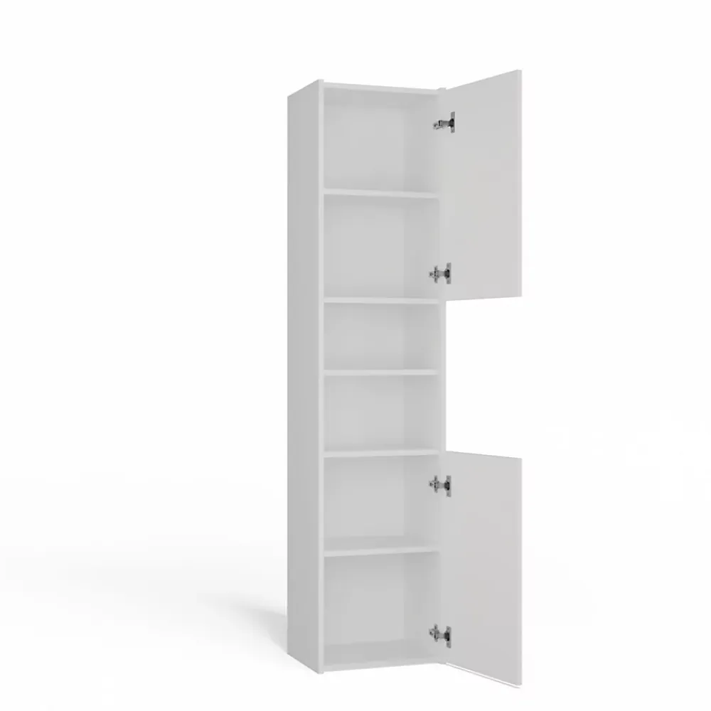 Colonne De Salle De Bains|Meuble De Salle De Bains Faible Profondeur|Topeshop PISA 40 - Colonne de salle de bain 30x40x170 - Meuble salle de bain - Rangement salle de bain - Colonne rangement