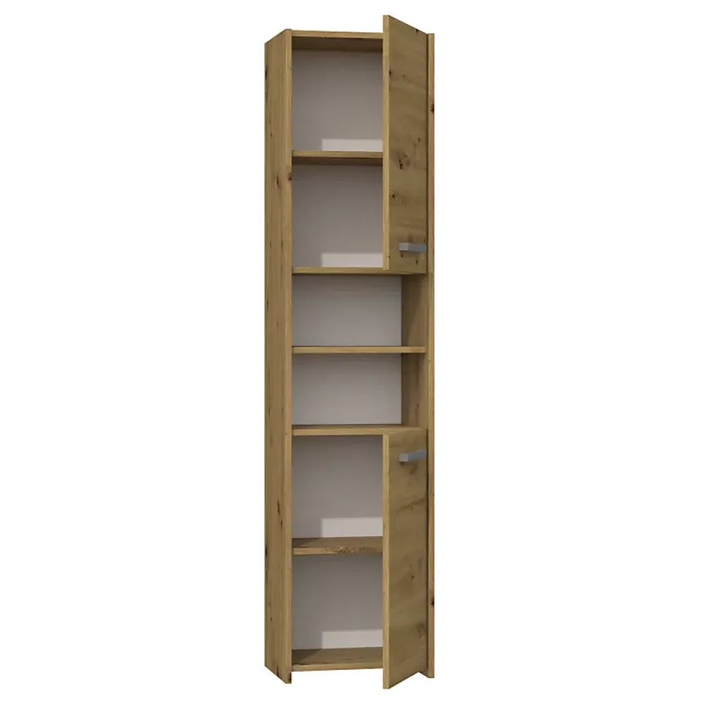 Colonne De Salle De Bains|Meuble De Salle De Bains Faible Profondeur|Autres PISA - Armoire colonne de salle de bains - 170x40x30cm - Meuble colonne de rangement salle de bain