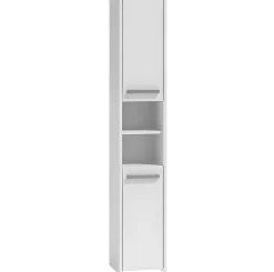 Meuble De Salle De Bains Faible Profondeur|Topeshop PISA - Colonne de salle de bain 30x30x170 - Meuble salle de bain - Rangement salle de bain - Colonne rangement