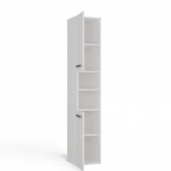 Meuble De Salle De Bains Faible Profondeur|Topeshop PISA - Colonne de salle de bain 30x30x170 - Meuble salle de bain - Rangement salle de bain - Colonne rangement