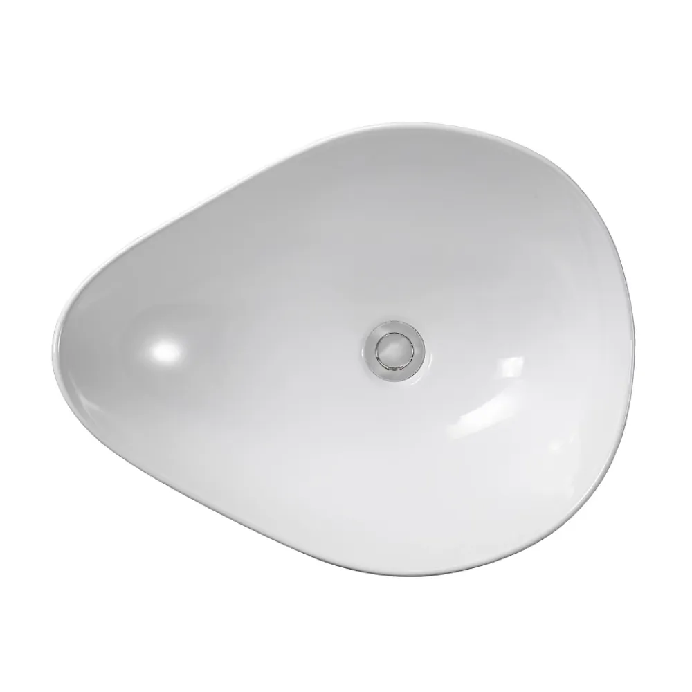 Ceramia PixL 50,5 x 38 x 18 cm vasque à poser Infinitio, sans trop-plein, blanc (CEPX5038)