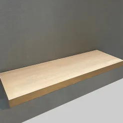 Meuble Sous Lavabo|Byca Plan 150 cm en bois aspect lamellé collé recoupable + fixation