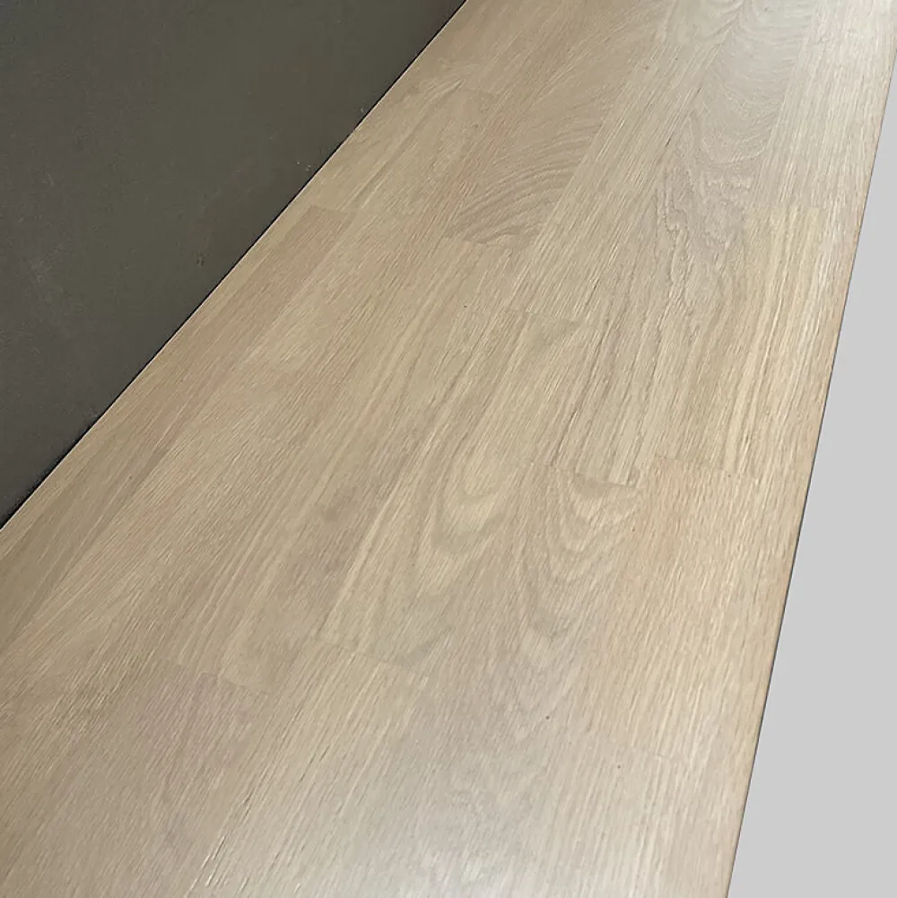 Meuble Sous Lavabo|Byca Plan 150 cm en bois aspect lamellé collé recoupable + fixation
