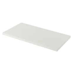 GoodHome Plan de toilette blanc mat L.80 x l.45 x ép.2,8 cm, Perma