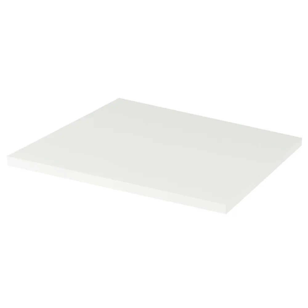GoodHome Plan de toilette blanc mat L.60 x l.45 x ép.2,8 cm, Perma
