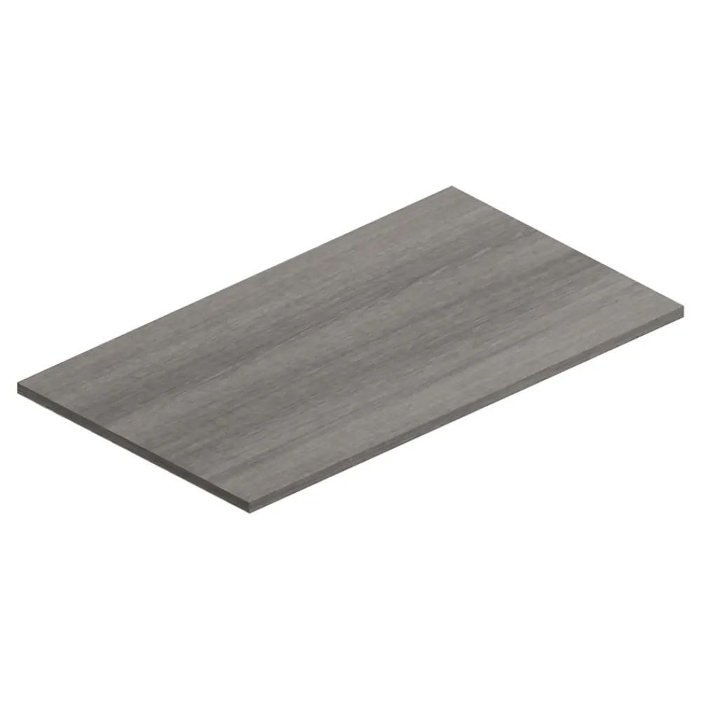 Ipiemme SRL Plan de toilette effet chêne Metz L.90 x l.51,5 x ép.2 cm, Pura+