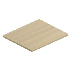 Ipiemme SRL Plan de toilette effet chêne L.60 x l.51,5 x ép.2 cm, Pura+