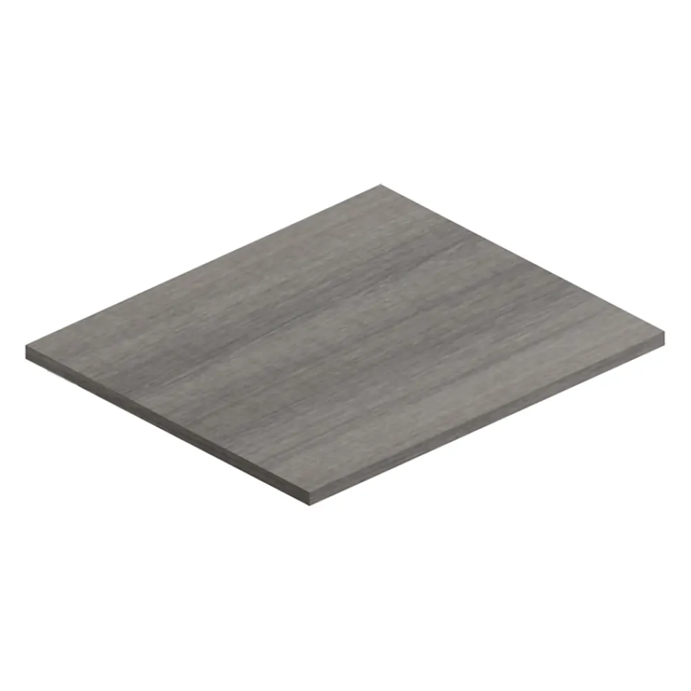 Ipiemme SRL Plan de toilette effet chêne Metz L.60 x l.51,5 x ép.2 cm, Pura+