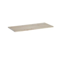 Plan de toilette faible profondeur effet chêne artisan L.90 x l.38 x ép.1,8 cm, Calao