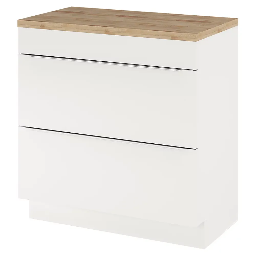 Plan De Travail Buanderie|Plan De Travail Salle De Bains|GoodHome Plan de toilette Hartland L. 80 cm chêne