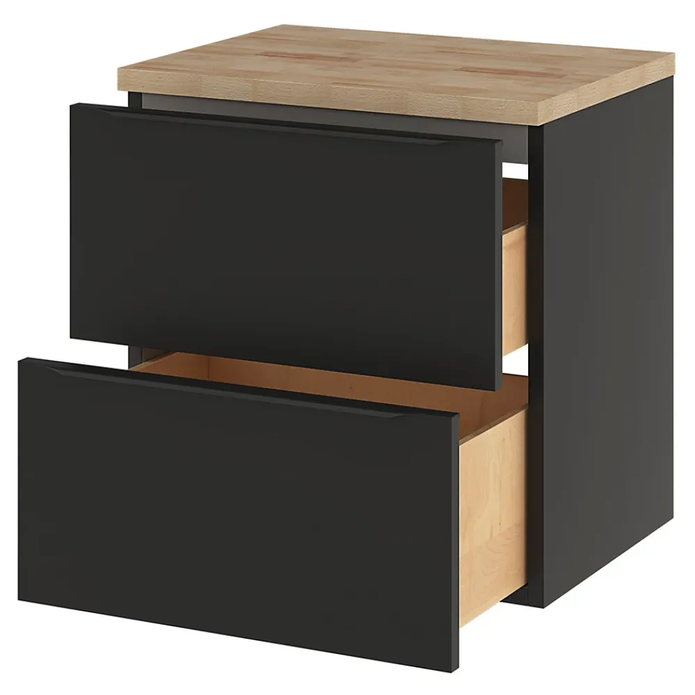 Plan De Travail Buanderie|Plan De Travail Salle De Bains|GoodHome Plan de toilette Hartland L. 60 cm chêne