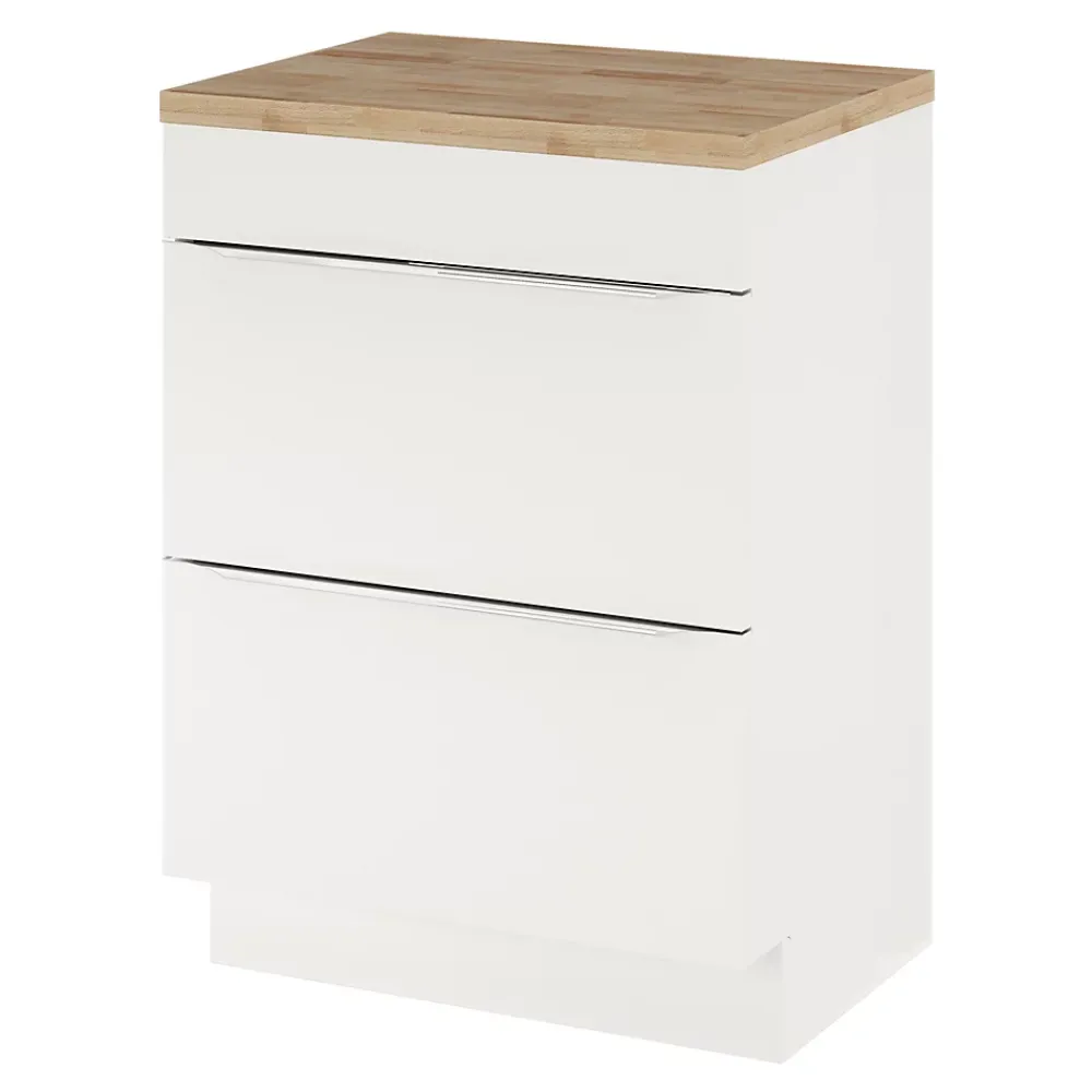 Plan De Travail Buanderie|Plan De Travail Salle De Bains|GoodHome Plan de toilette Hartland L. 60 cm chêne