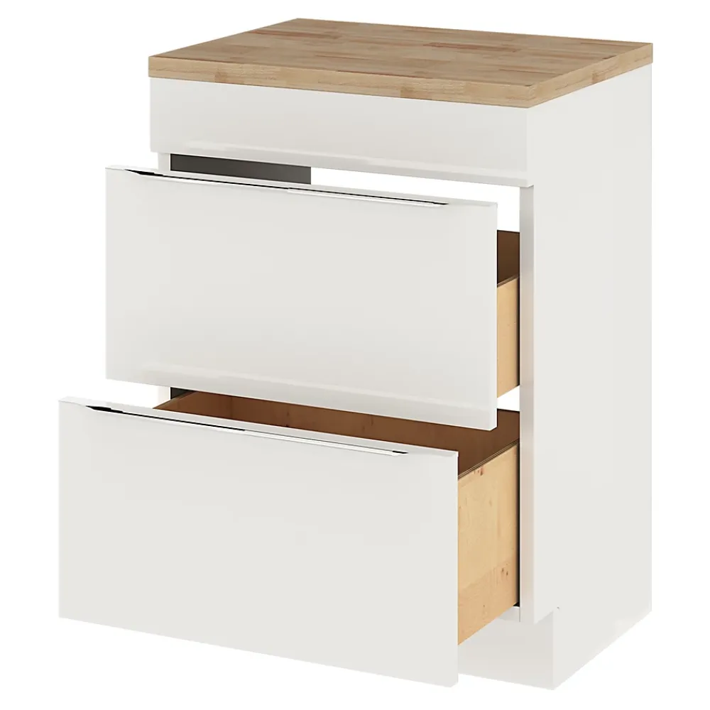 Plan De Travail Buanderie|Plan De Travail Salle De Bains|GoodHome Plan de toilette Hartland L. 60 cm chêne