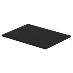 Plan De Travail Buanderie|Plan De Travail Salle De Bains|GoodHome Plan de toilette L.60 x l.45 x ép.18 cm noir mat Kentia