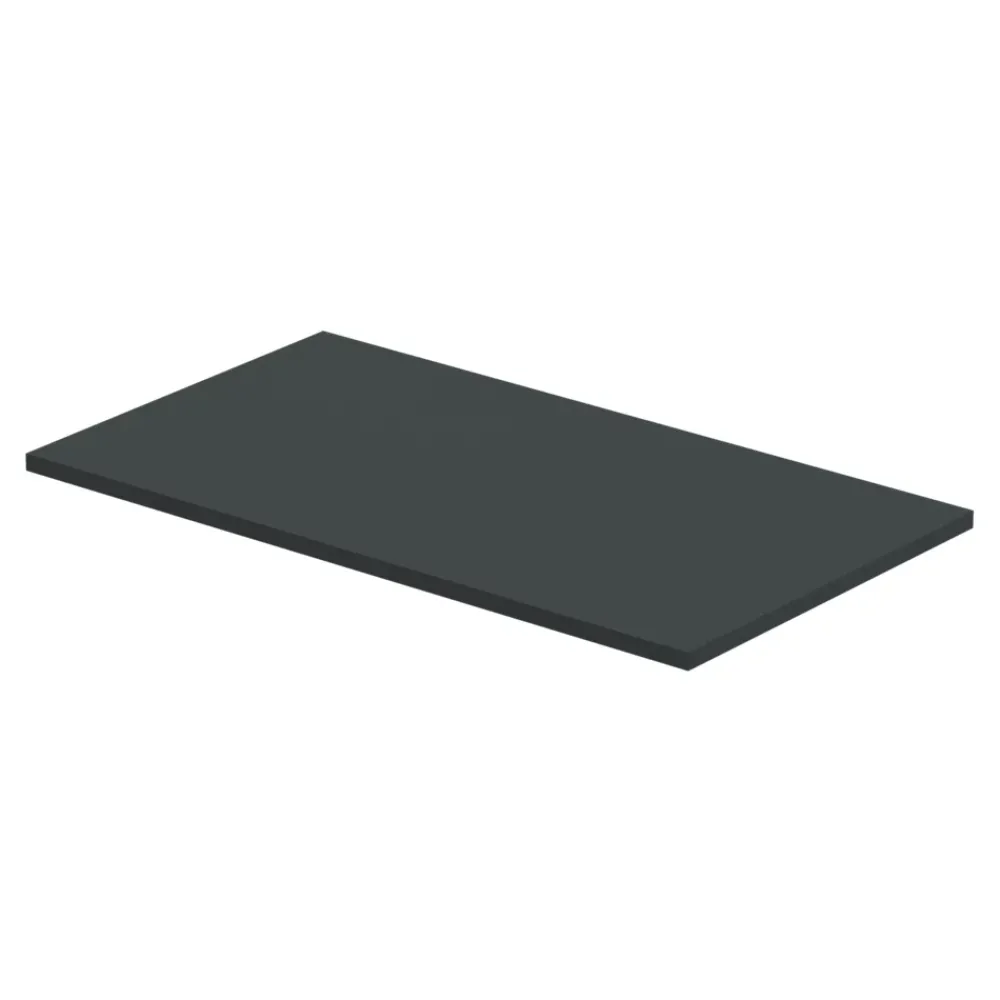 Plan De Travail Buanderie|Plan De Travail Salle De Bains|GoodHome Plan de toilette L.80 x l.45 x ép.18 cm vert forêt mat Kentia